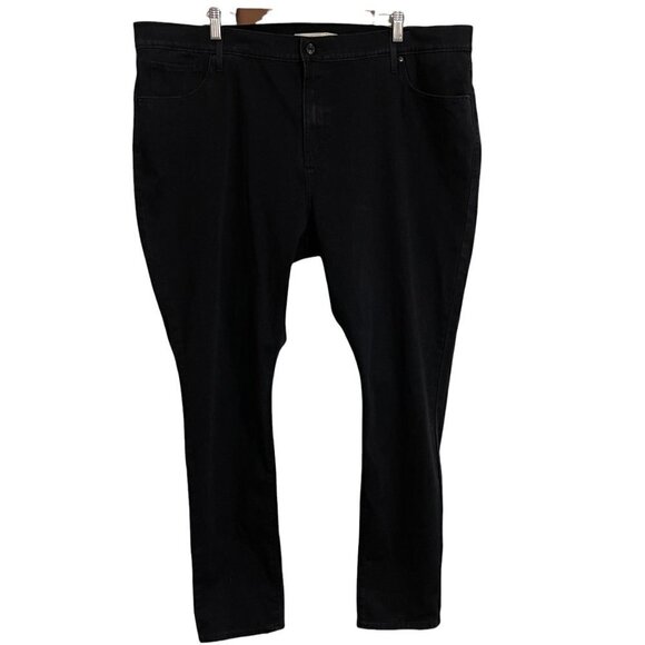 Levi's Women's NWOT Black Stretch 721 High Rise Skinny Jeans Plus Size 24W - Picture 2 of 10